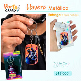 llavero Metálico