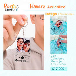 llavero Acrílico