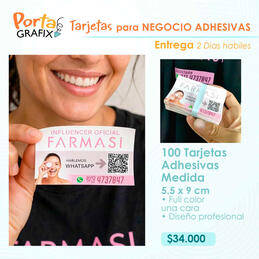 Tarjetas Adhesivas